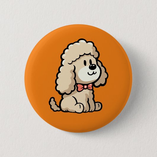 Cockapoo Ronde Button 5,7 Cm (Voorkant)