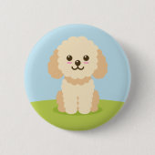 Cockapoo Ronde Button 5,7 Cm (Voorkant)