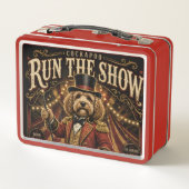 Cockapoo Run The Show Lunchtrommel – Grappig Hond  (Achterkant)