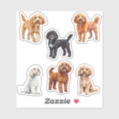 Cockapoo Schattige Hond Liefhebber  Sticker (Vel)