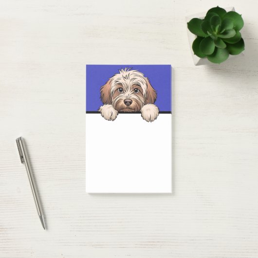 Cockapoo Schattige Stationery Puppy Hondenliefhebb Post-it® Notes (Kantoor)
