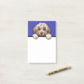 Cockapoo Schattige Stationery Puppy Hondenliefhebb Post-it® Notes (Op bureau)