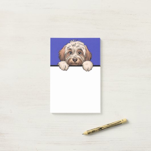 Cockapoo Schattige Stationery Puppy Hondenliefhebb Post-it® Notes (Op bureau)
