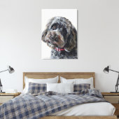 Cockapoo schilderij canvas afdruk (Insitu (Slaapkamer))