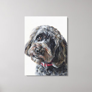 Cockapoo schilderij canvas afdruk