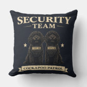 Cockapoo Security Team Gift cushion Kussen (Voorkant)