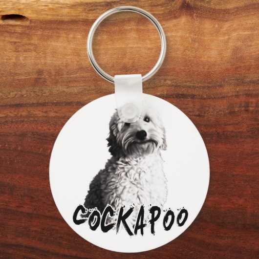 Cockapoo Sleutelhanger (Voorkant)