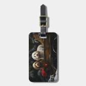 Cockapoo Sneeuw slee Kerstmis decoratie Bagagelabel (Voorkant verticaal)