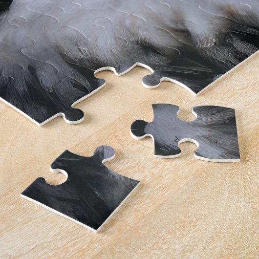 Cockapoo Snowy Sleigh Kerst Decor Legpuzzel (Zijkant)