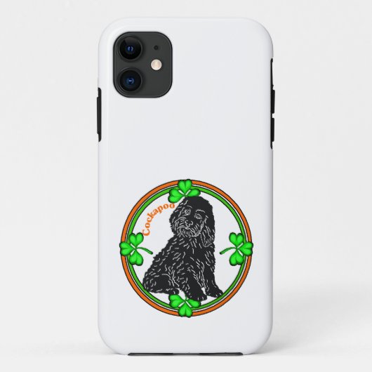 Cockapoo St Patrick's Day Case-Mate iPhone Case (Achterkant)