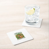 Cockapoo St. Patrick's Day GeluksHond Pot met Goud Kartonnen Onderzetters (Insitu)