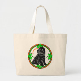 Cockapoo St Patrick's Day Grote Tote Bag