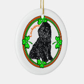 Cockapoo St Patrick's Day Keramisch Ornament (Rechts)