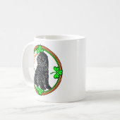 Cockapoo St Patrick's Day Koffiemok (Voorkant links)