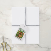 Cockapoo St Patrick's Day Lucky Dog Pot of Gold Cadeaulabel (Met Touw)