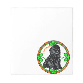 Cockapoo St Patrick's Day Notitieblok