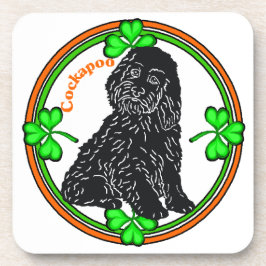 Cockapoo St Patrick's Day Onderzetter