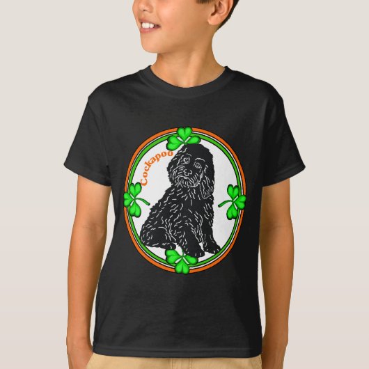 Cockapoo St Patrick's Day T-shirt (Voorkant)