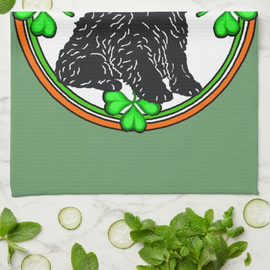 Cockapoo St Patrick's Day Theedoek (Gevouwen)