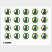 Cockapoo St Patrick's Day Vierkante Sticker (Vel)