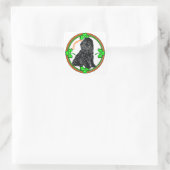 Cockapoo St Patrick's Day Vierkante Sticker (Tas)