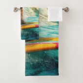 Cockapoo Strand Surfen Schilderij Bad Handdoek (Insitu)