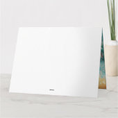 Cockapoo Strand Surfing Schilderij Kaart (Achterkant)