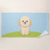 Cockapoo Strandlaken (Voorkant)