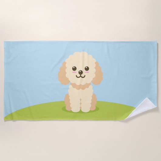 Cockapoo Strandlaken (Voorkant)