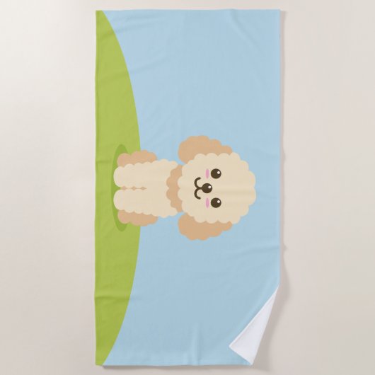 Cockapoo Strandlaken (Voorkant)