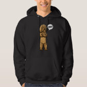 Cockapoo Stubborn Dog Hoodie (Voorkant)