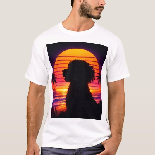 Cockapoo T Shirt - Retro Cockapoo Dog Lover Gift (Voorkant)