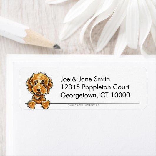 Cockapoo Tan Clean & Simple Etiket (Insitu)