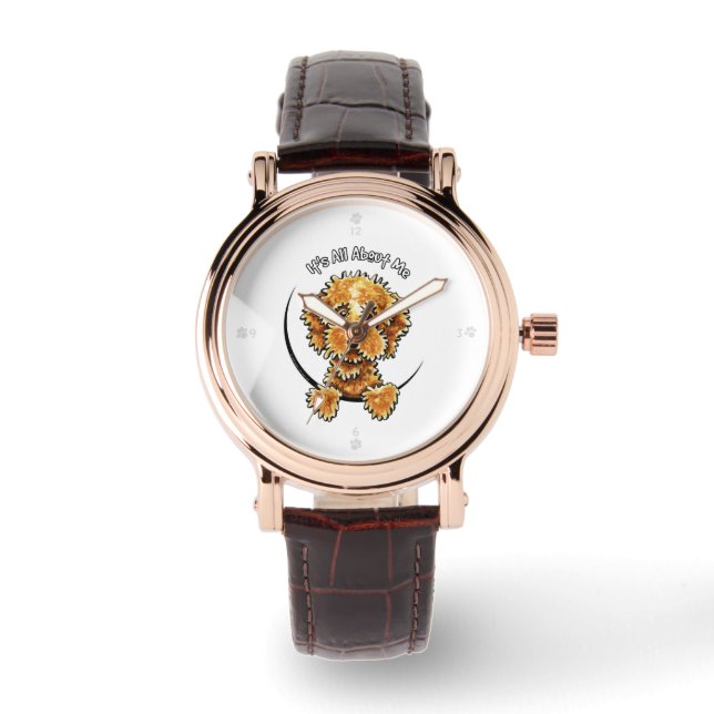 Cockapoo Tan IAAM Horloge (Voorkant)