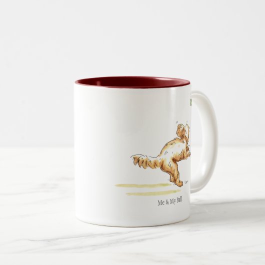 Cockapoo Two Toned Mok (Voorkant rechts)