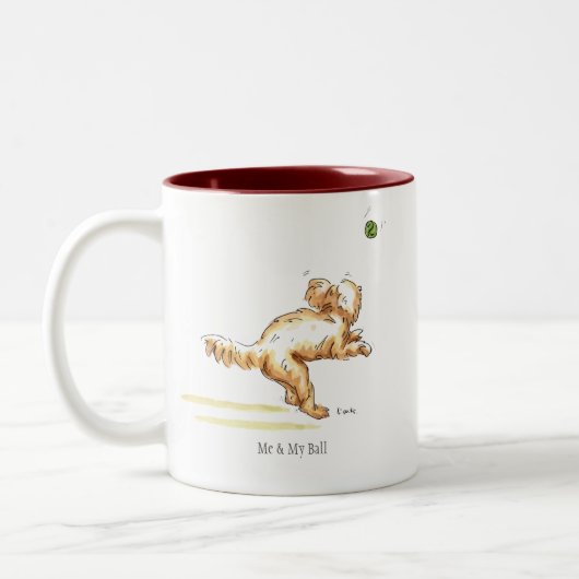 Cockapoo Two Toned Mok (Links)