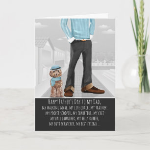 Cockapoo uit de Dog-Vaderdag Kaart