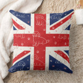 Cockapoo UK Cadeau | Union Jack Honden Kussen (Deken)