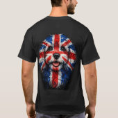 Cockapoo Union jack cool t-shirt (Achterkant)