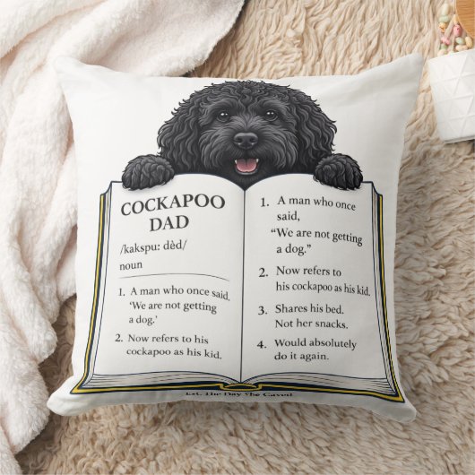 Cockapoo-vader definitie cadeau kussen (Deken)
