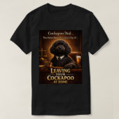 Cockapoo Vader T-shirt | Grappig Honden Pub Cadeau (Design voorkant)