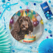 Cockapoo verjaardagsfeestje papieren bordje (Feest)