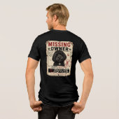 Cockapoo Vermiste Eigenaar T-Shirt Grappig Hond Ge (Achterkant volledig)