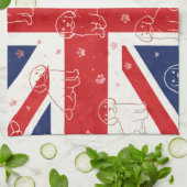 Cockapoo VK Cadeau | Union Jack Hond  Theedoek (Gevouwen)
