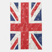 Cockapoo VK Cadeau | Union Jack Hond  Theedoek (Verticaal)