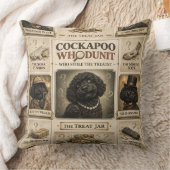 Cockapoo Whodunit kussen | Grappig honden cadeau (Deken)