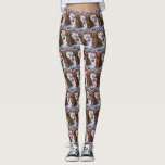 Cockapoo Winter Wonderland Christmas Joy Leggings<br><div class="desc">Dit feestelijke ontwerp vangt de vrolijke sfeer van het vakantieseizoen, met een schattige pup die een kerstmuts draagt. De hond is genesteld in een winterwonderland, compleet met een sneeuwpop, een versierde kerstboom en prachtig ingepakte cadeaus. Sneeuwvlokken herfsten zachtjes en voegen een magische toets toe aan het tafereel, terwijl de levendige...</div>