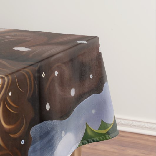 Cockapoo Winter Wonderland Christmas Joy Tafelkleed (Voorbeeld)