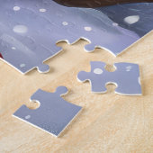 Cockapoo Winter Wonderland Kerstvreugde  Legpuzzel (Zijkant)