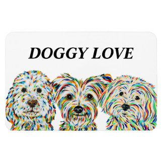 Cockapoo, Yorkshire Terrier en Maltipoo Magnet Magneet